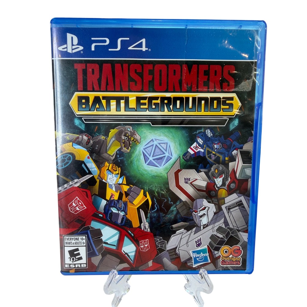 Transformers Battlegrounds Sony PlayStation 4 PS4 Game Hasbro Outright Games